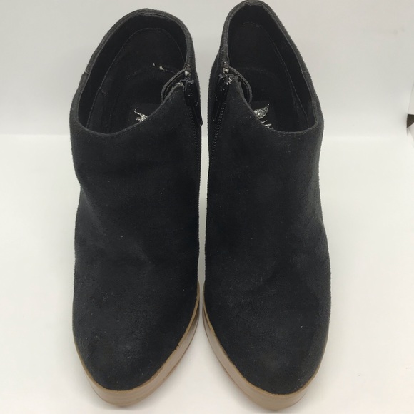 Shiek Black High Heels Platform Ankle Booties - Picture 3 of 7